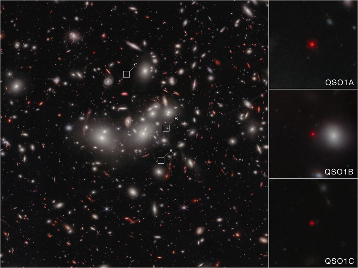 What the Webb Telescope Revealed: A Black Hole Without a Galaxy